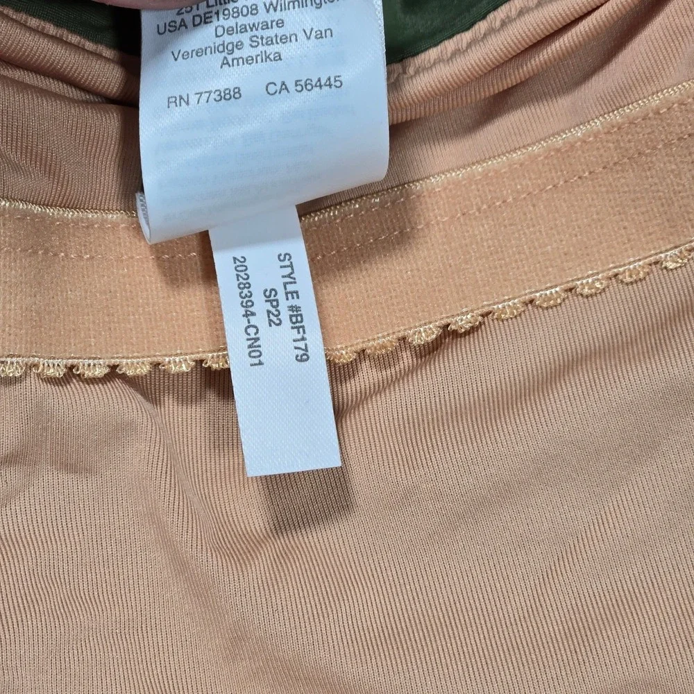 J. Crew Ruched squareneck one-piece in‎ Safari Green 24 NWT
